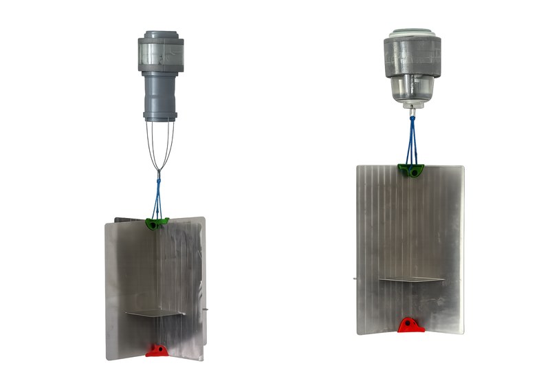 Lagrangian drifter HLD with plastic or glass housing, float and drogue